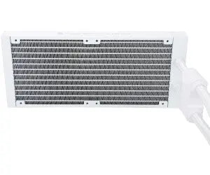 Radiateur Thermalright Frozen Notte 240 WHITE ARGB blanc à ailettes noires