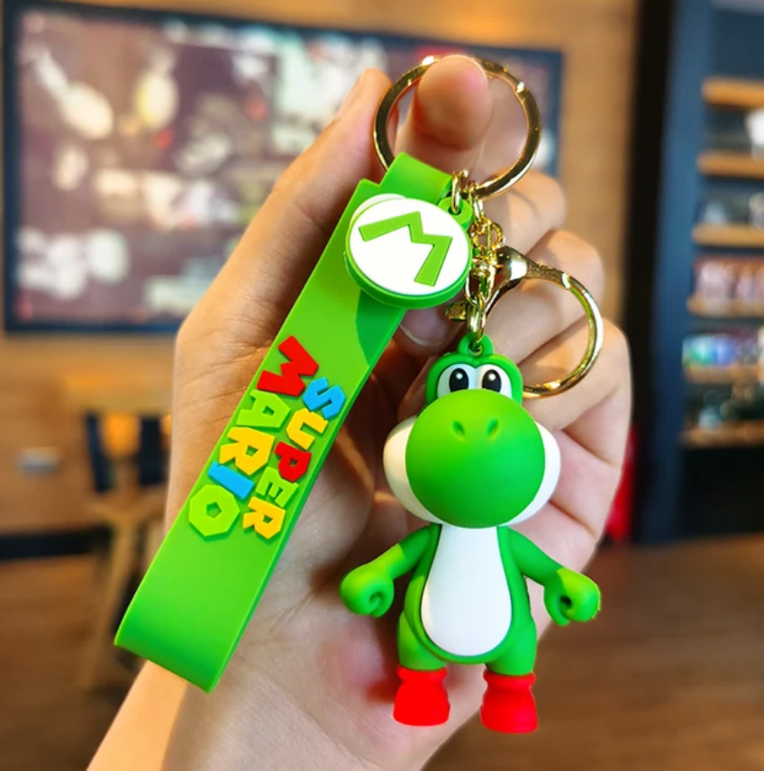 Porte-Clés Mario - Yoshi Vert image 0