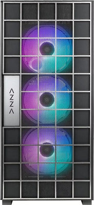 Boîtier PC Azza Neo RGB Noir - Moyen Tour ATX