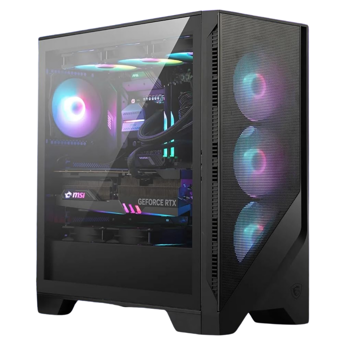 PC Gamer MSI MAG Forge 320R x Streaming | Noir | Ryzen 7 9700X x RTX 5070 Ti image 0