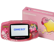 Game Boy Advance Édition Kirby LCD rose avec autocollants et emballage