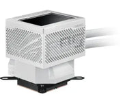 Radiateur blanc Thermaltake ASUS ROG Ryugin III 240 ARGB, côtés ventilés