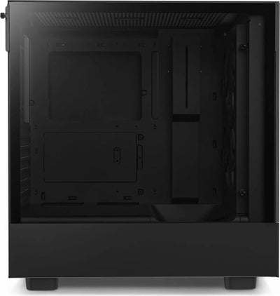 NZXT H5 Elite Black, boîtier PC verre noir mat minimaliste