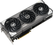 Carte graphique ASUS TUF GeForce RTX 5070 Ti OC Edition 16 Go noire et argentée à trois ventilateurs