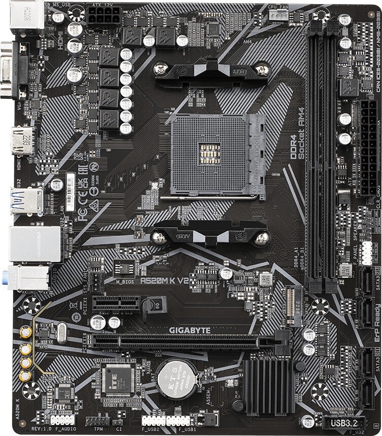 GIGABYTE A520M K V2 (AM4) image 1