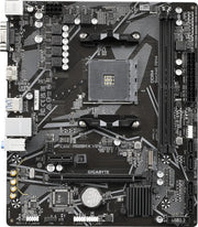 Carte mère Gigabyte A520M K V2 noire et grise AM4 design angulaire