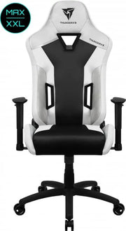 Fauteuil gamer ThunderX3 TC3 Max blanc/noir/gris avec mesh respirant
