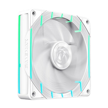 Ventilateur de boîtier Gamemax Tornado T12 RGB - 12cm - Blanc