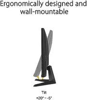Moniteur noir ASUS TUF Gaming 27 pouces Full HD 165 Hz inclinable design moderne