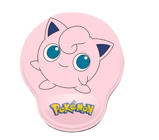 Tapis de souris Pokémon Rondoudou ergonomique petit format rose gélifié