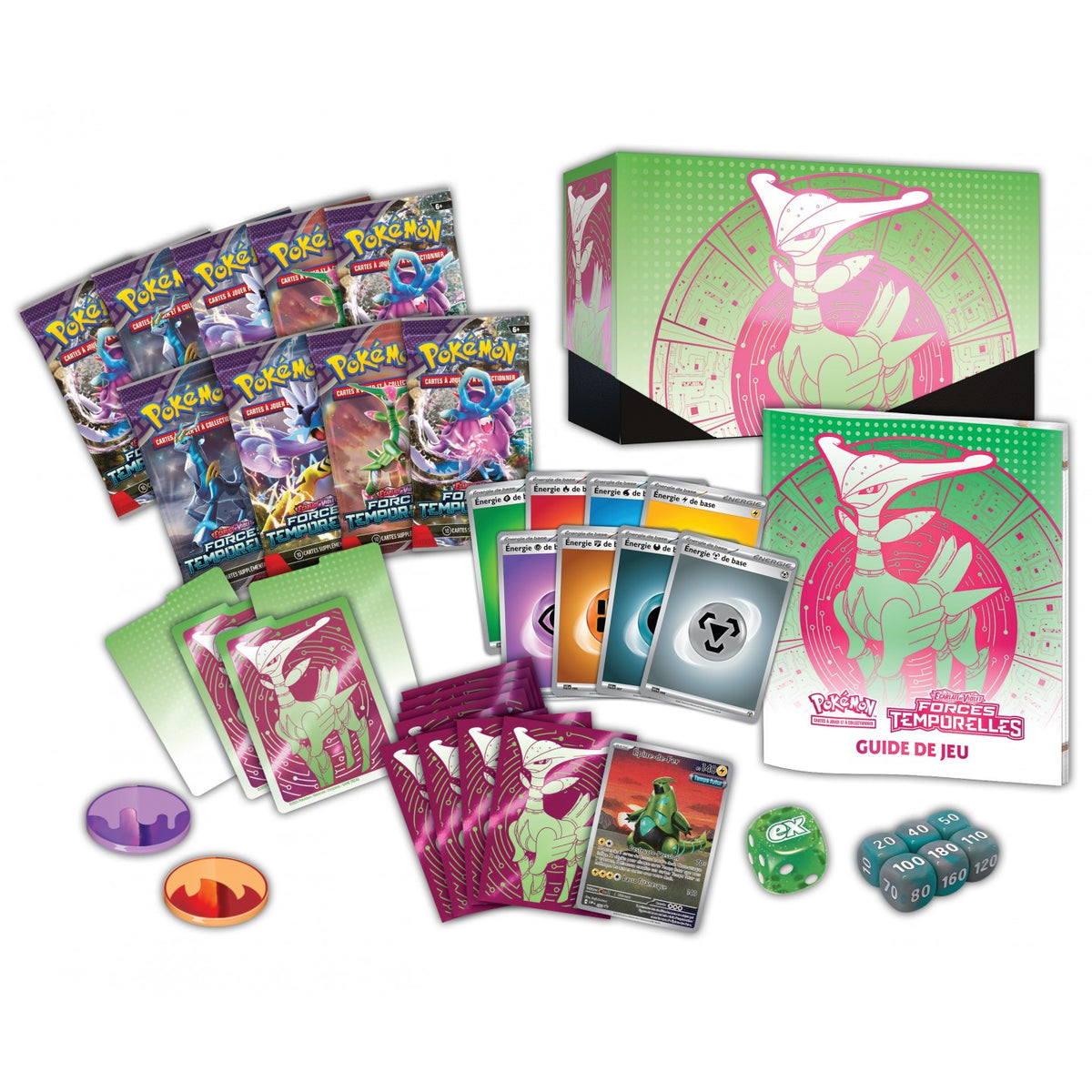 Pokemon – Coffret Dresseur d’Élite (ETB) Forces Temporelles (EV05) image 2