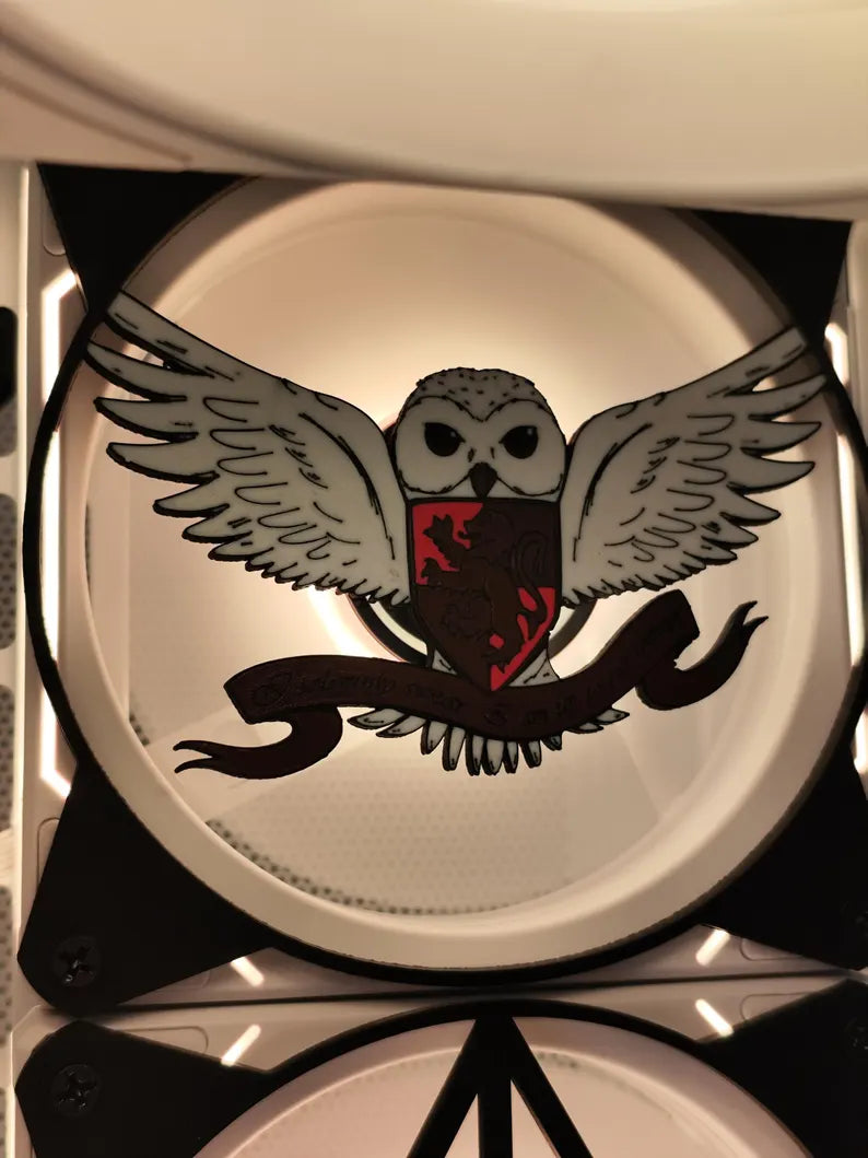 Grille Ventilateur 120mm/140mm Harry Potter - Edwige image 0