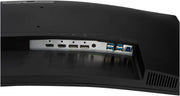 Face arrière du moniteur incurvé ASUS TUF Gaming 34’’ 4K HDR avec ports HDMI et USB