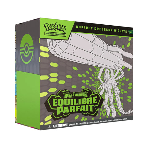 Coffret Dresseur d'Élite (ETB) Pokémon ME03 Méga-Évolution – Équilibre Parfait — dans le même univers que Lot de 65 Sleeves Souples – Édition Pikachu