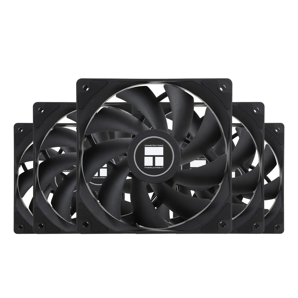 Kit x5 ventilateurs Thermalright TL-C12C noir mat 120mm