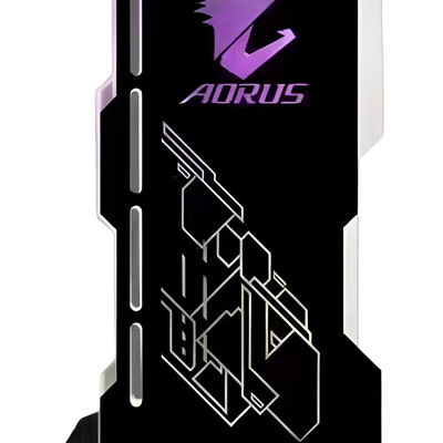 Support Carte Graphique 5v 3Pin RGB - AORUS - Noir — 