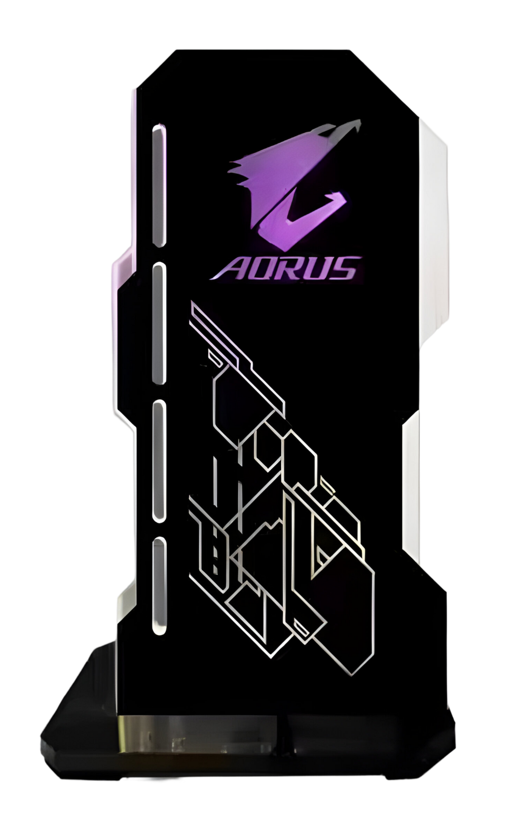 Support GPU 5v 3Pin RGB - AORUS - Noir image 0