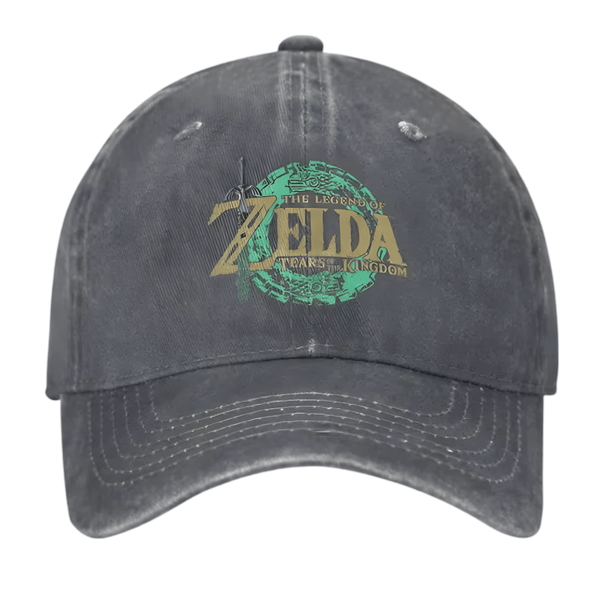 Zelda Casquette - The Legend of Zelda Logo - #000000:Noir