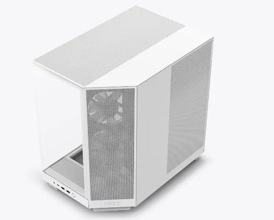 NZXT H6 Flow RGB Blanc : boîtier PC blanc à maille minimaliste