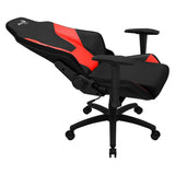 Fauteuil gamer AeroCool Admiral noir et rouge en position inclinée
