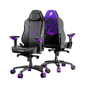 Fauteuil gaming 1stPlayer Fast noir et violet Armed Spider Titan dos mesh