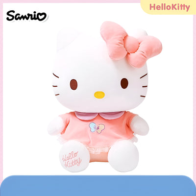 Peluche Hello Kitty -30 cm - Tenue en combinaison pêche image 0