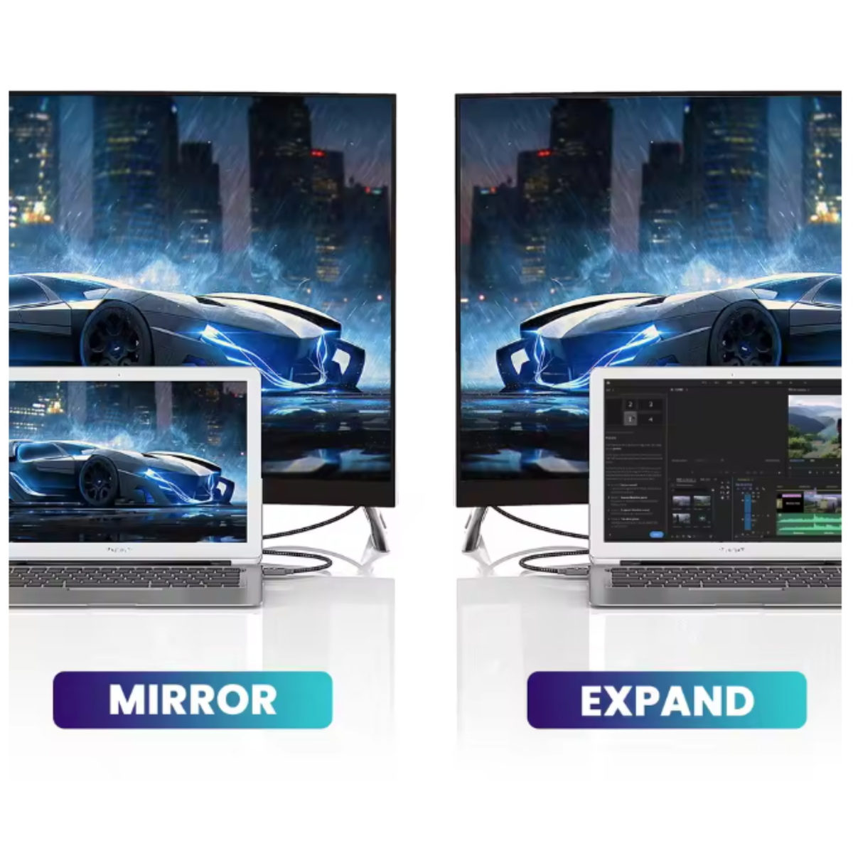 Câble DisplayPort vers HDMI 4K – 3 m