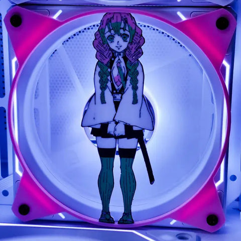 Grille Ventilateur Mitsuri Kanroji — dans le même univers que Porte-Clés Demon Slayer - Inosuke Hashibira