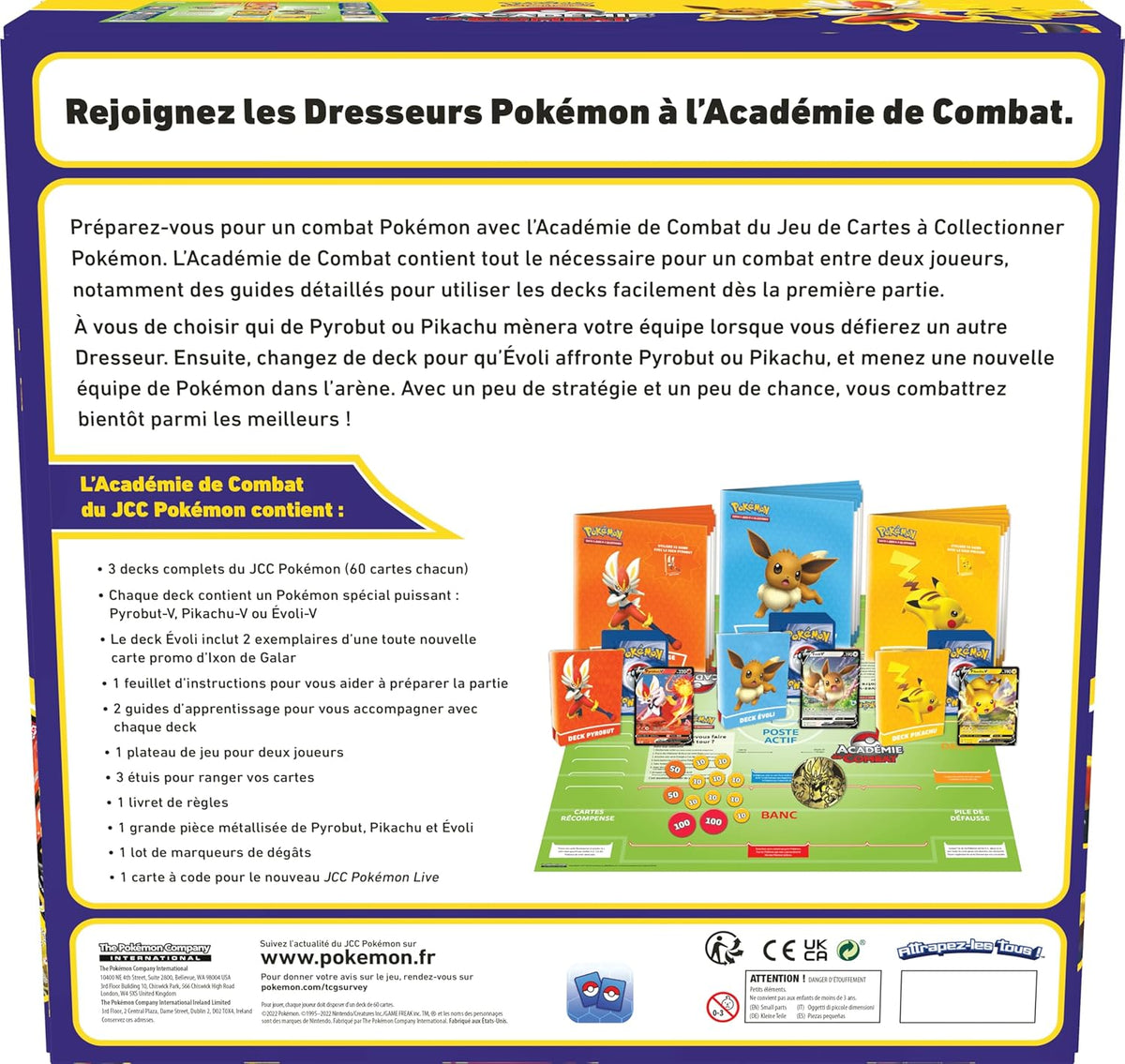 Jeu de Société Pokemon - Académie de Combat (2e Édition) image 3