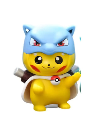 Figurine Pokemon - Pikachu cosplay Tortank