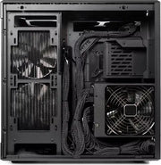 Boîtier PC HYTE Y60 Noir mat noir avec câbles tressés noirs et composants internes