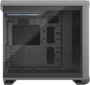 Boîtier PC Fractal Design Torrent gris mat avec panneau transparent et RGB interne