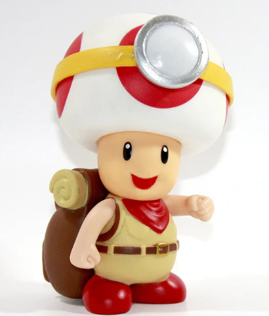 Figurine Super Mario Bros - Toad Explorateur - 15 cm image 0