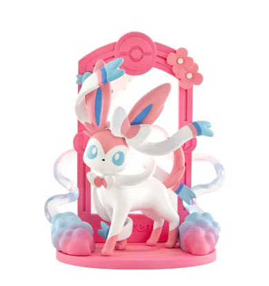 Nymphali Pokemon 12 cm – Figurine Collector sous Arche Rose avec Effets Féérique image 0