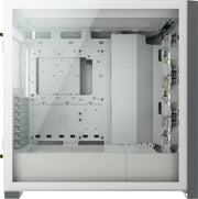 Corsair iCue 5000X RGB Blanc : boîtier blanc verre avant minimaliste gris mat