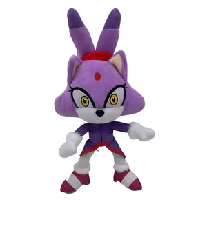Peluche Blaze the Cat 30 cm - Licence Officielle Sega