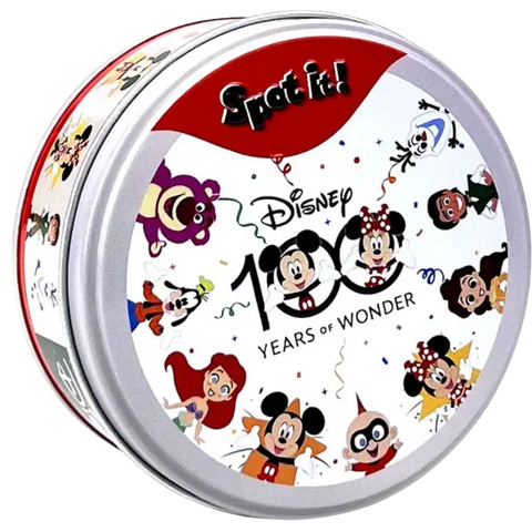 Dobble Disney 100 ans – boîte rouge — dans le même esprit que Dobble Hello Kitty