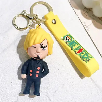 Porte clés One Piece - Sanji en tenue noire — dans le même univers que Figurine Usopp One Piece debout