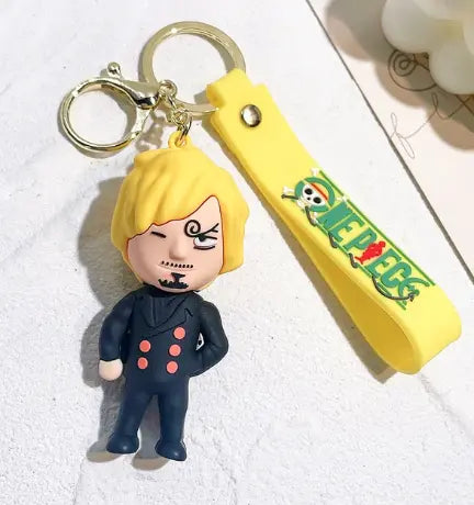 Porte clés One Piece - Sanji en tenue noire — dans le même univers que Figurine Usopp One Piece debout