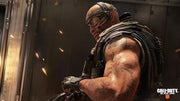 Soldat musclé tatoué en tenue tactique Call of Duty Black Ops 4 Xbox One