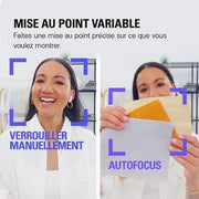 Boucles dorées Elgato Facecam Pro 4K 60FPS polies et lisses