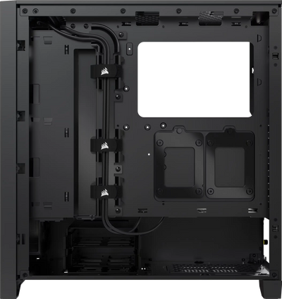 Corsair 4000D Airflow Noir, boîtier noir au design minimaliste