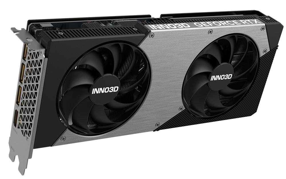 Carte graphique INNO3D GeForce RTX 5060 Ti Twin X2 OC 8 Go, double ventilateur noir