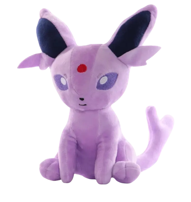 Peluche Pokémon Mentali Eevee coton doux 25 cm lavande