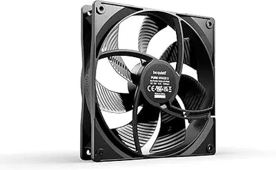 Ventilateur be quiet! Pure Wings 3 14cm noir à haute vitesse PWM, pales visibles