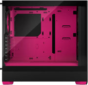 Fractal Design Pop Air RGB Magenta Core TG Clear Tint en noir et rose vibrant, panneau transparent