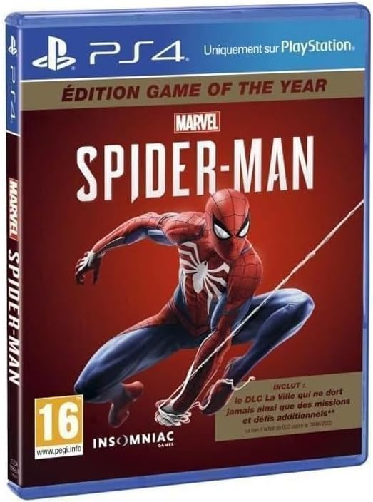 Jaquette Marvel's Spider-Man Game of the Year Edition PS4