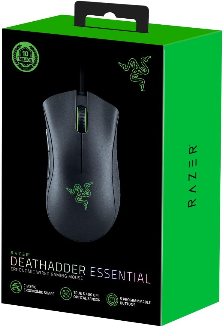 Souris Filaire Gamer Razer DeathAdder Essential Noir