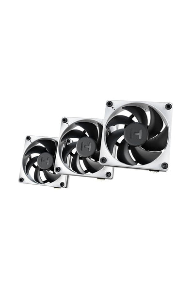 Lot de 3x Hyte Thicc FP12 avec contrôleur Nexus - 12cm - Noir/Blanc