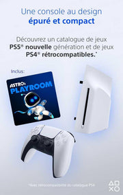 Console PS5 Slim Blanc 1 To + 1 Manette - Reconditionnée — visuel 2